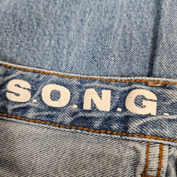 SONG Timeless Fit Garden Embroidered Jeans Women's Size 5/27 Floral Detail D120 - Picture 8 of 10